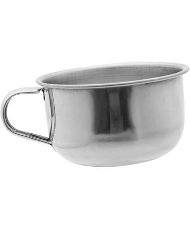 Premium 5-Hour Stainless Steel Shaving Bowl Cup - Ideal for Foam & Soap | International Shipping - Buy Online on GoSupps.com