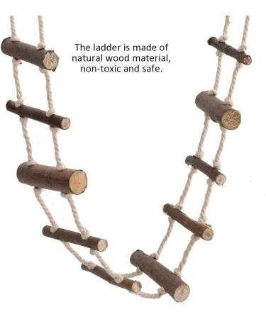Pet Climbing Ladder Toys - Wood Rope Bridge for Small Animals - Buy Online on GoSupps.com