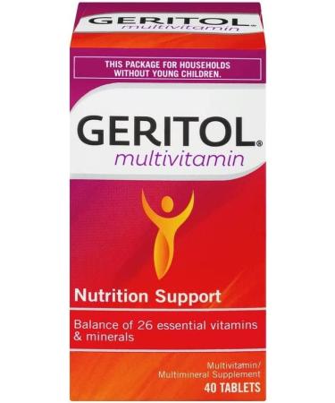 Geritol Complete Tablets - 100 Count Bottle - Energizing Multivitamin Supplement - Buy Online on GoSupps.com