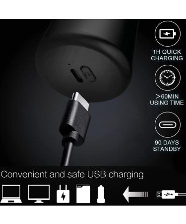 Buy Mini Electric Razor for Men - Portable Rechargeable & Washable Electric Shaver in Ink Green - Buy Online on GoSupps.com