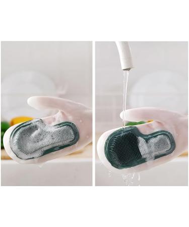 Bafnsiji Silicone Scrubbing Gloves Reusable Household Cleaning Gloves Silicone Kitchen Dish Glove Household Silicone Gloves Reusable Kitchen Gloves - Buy Online on GoSupps.com