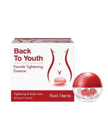 Silicone-Based Liquidbeads Ovules - 10 Capsule Vaginal Tightening Gel Liquibeads for Women (Vaginal Tightening Liquibeads)