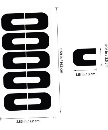 FRCOLOR Nail Polish Protector 300 Sheets Edge Sticker Patch Nail Protector Stickers Cuticle Protector for Nail Painting Manicure Protective Film Tool Nail Nail Protector Polish Nail Tape 3.00X2.50X0.10CMx3pcs As Shownx3pcs - Buy Online on GoSupps.com