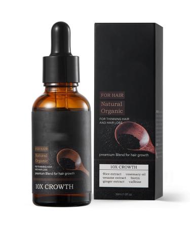 QPASRLAL New Upgraded Version - Black Sesame Hair Fortifying Serum, Natural Organic Black Sesame Serum, Natural Organic Hair Fortifying Oil