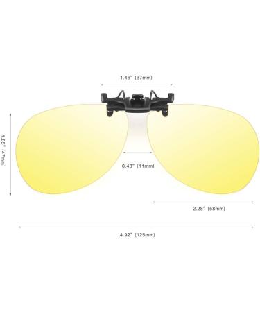 Blue Light Blocking Clip-On Glasses for Gaming - Rimless Aviator Style for Rx Frames - Buy Online on GoSupps.com
