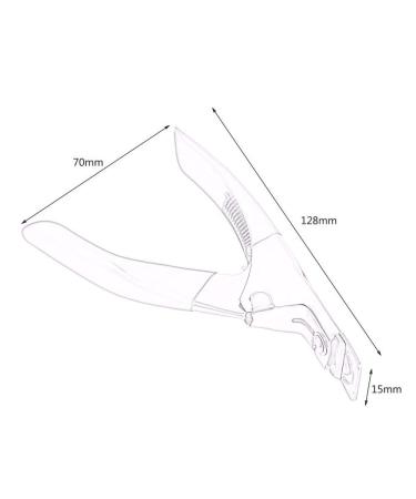 Profico Nagelknipser Tip Cutter | Rustproof Stainless Steel | Nail Tongs for Artificial & Gel Nails | Precision Tipcutter for Nail Studios | Durable & Reliable Nail Clipper - Buy Online on GoSupps.com