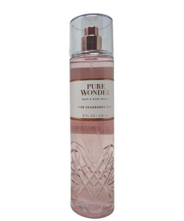 Bath & Body Works PURE WONDER Fine Fragrance Mist - Value Pack Lot of 2 Pink 8 Fl Oz (Pack of 2) Pure Wonder 8 Fl Oz (Pack of 2) - Buy Online on GoSupps.com