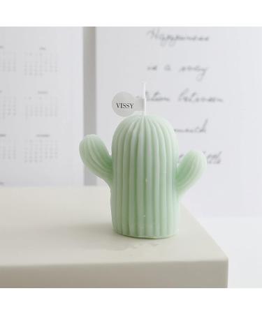 Small Cactus Candle - Scented Wax Aromatherapy for Home & Office | Perfect Succulent Decoration for Weddings & Parties - Buy Online on GoSupps.com