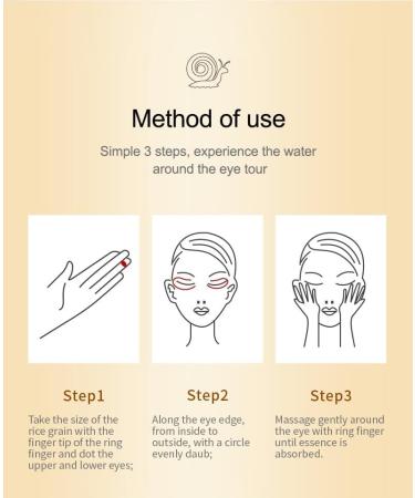 2024 New Radiant Eye Cream Infused with Snail Mucin Snail Mucin Eye Cream Moisturizing and Nourishing Eye Cream Anti-Wrinkle Eye Cream a - Buy Online on GoSupps.com