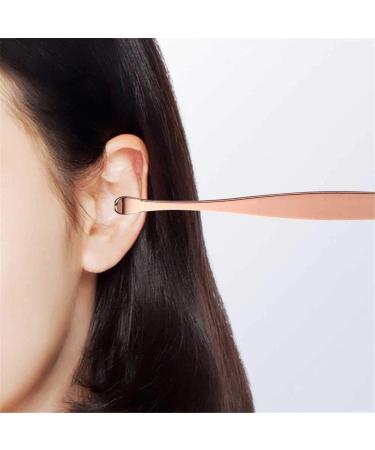 BBSJ 6 Pcs/Set Stainless Steel Spiral Ear Pick Spoon Ear Wax Removal Cleaner - Black - Buy Online on GoSupps.com