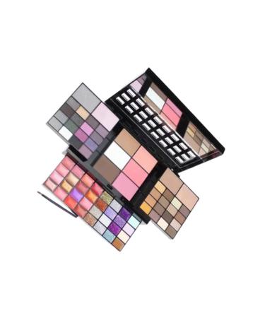 Didiseaon 74 Makeup Kit Lipgloss Blush for Cheeks Lip Gloss Blush Eyeshadow Palette Highlight Plate