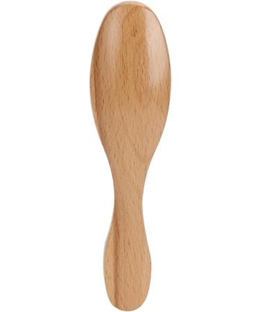 Soft Bristle Neck Duster Cleaning Brush for Face and Hair Ergonomic Design for Broken Hair Cleaning Wood Handle - Buy Online on GoSupps.com