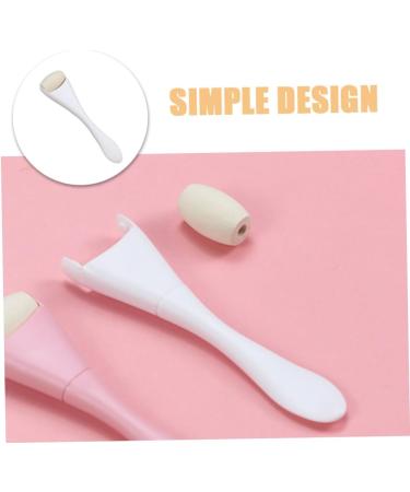 Mikinona Oil Removal Roller Face Massager Skin Care Roller Face Beauty Roller Skin Care Tool Facial Massage Tool Oil Absorbing Face Roller Facial Massager Handheld Face Roller 10.30X2.70X1.50CM White - Buy Online on GoSupps.com