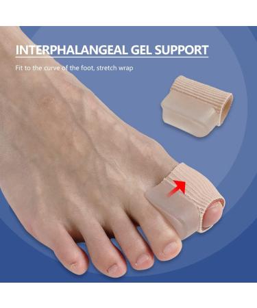 MOTTDAM Bunion Corrector 6pcs - Thick Silicone Toe Separators with Fabric Sleeve for Bunion Relief and Toe Discomfort - Buy Online on GoSupps.com