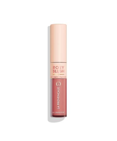 La Proven ale Bio - Rosy Blush - Blush Liquide Hydratant Longue Tenue - Enrichi en Vitamine E - Teint Frais & Lumineux - Teinte : Crush Ros (01) 01-Crush Ros