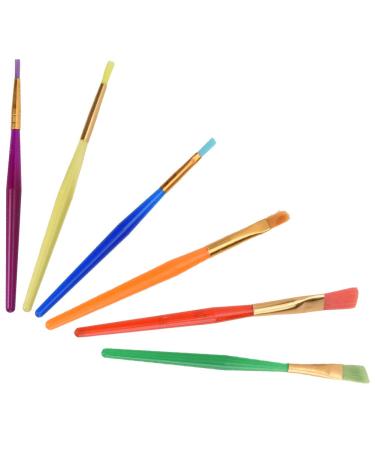 Shipenophy Nylon Brush Head Cake Coloring Pen 6 Pieces Cake Pen for Home for Sugarcraft