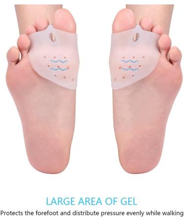 Gel Toe Separator Set with Forefoot Cushions for Hallux Valgus Correction - Women & Men | Bunion Corrector & Hammer Toe Straightener - Buy Online on GoSupps.com