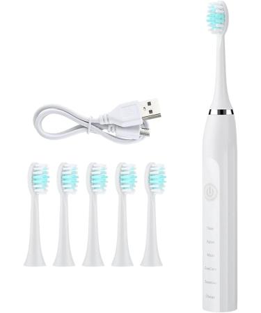 Buy Adult Bristled Electric Toothbrush - Rechargeable Vibrating & Automatic - International Shipping - Buy Online on GoSupps.com
