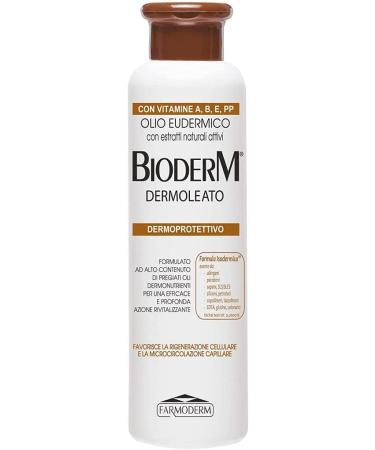 Bioderm Dermoleato - body massage oil - moisturizing and revitalizing oil for the treatment of scars stretch strips dry and sensitive skin - relaxing massage oil - 250ml