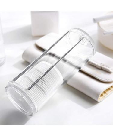 Uxsiya Cotton Pad Dispenser - Acrylic Cotton Swab Holder for Home Use | Stylish & Functional Cotton Pad Storage - Buy Online on GoSupps.com