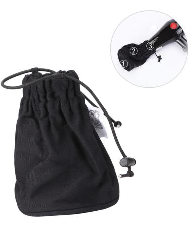 NOLITOY 1pc Burlap Bags Drawstring Blow Hair Dryer Diffuser Hair Dryer Shield Wind Cover Portable 13.2*10.3cm Black - Buy Online on GoSupps.com