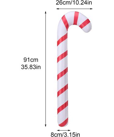 Inflatable Candy Canes Balloons for Christmas Candy Cane Decorations Inflatable Candy Canes Christmas Decorations Large Pool Floats Outdoor Candy Canes Balloons for Christmas Party Decor(#1) - Buy Online on GoSupps.com