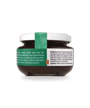 Health Garden Organic Agave Chocolate Spread 4.93 oz - Natural Sweetener - Buy Online on GoSupps.com