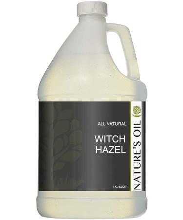Nature's Oil Witch Hazel, 100% Natural, Fragrance Free (1 Gallon) 14% Alcohol 8 Pound (Pack of 1)