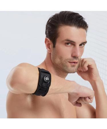 Adjustable Elbow Brace Tennis Elbow Brace Breathable Arm Support Band Nonslip Elbow Protector for Gym Sports L - Buy Online on GoSupps.com