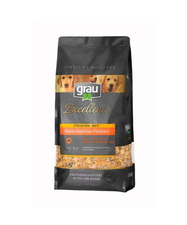 GRAU L'original Exc SDC Premium Mix Cereal Flakes Mixture with Vegetables for Dogs, Pack of 1 (1 x 10 kg), Food Supplement for Dogs