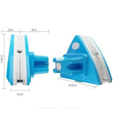 Double-Sided Magnetic Window Cleaner Glass Cleaning Brush Glass Wiper Household Cleaning Tools with Anti-Falling Rope for High - Buy Online on GoSupps.com