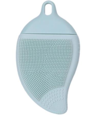 Facial Washer Face Washer - Double Sided Silicone Face Scrub Brush | Manual Skin Care Scalp Brush Versatile Hand Scrubber Grey-green - Buy Online on GoSupps.com