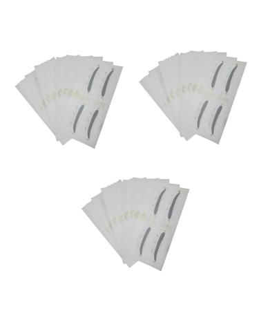 FOMIYES 36 Pcs 48 Eyebrow Shaping Stencils Eyebrow Model Sticker Eyebrow Makeup Tools Eyebrow Stickers