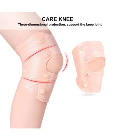 Thin Silicone Knee Compression Sleeve Support Brace - Waterproof Magnetic Massage Knee Pad Protector for Running Meniscus Tear Arthritis - Size L - Buy Online on GoSupps.com