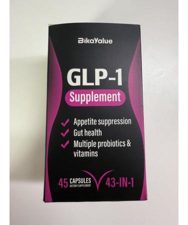 GLP-1 Alternative Supplement Natural Extracts with Hops Green Tea Extract Garcinia Cambogia Multivitamins Probiotics for Gut GLP-1 Activate & Overall Health - 45 Capsules (15 Servings) - Buy Online on GoSupps.com