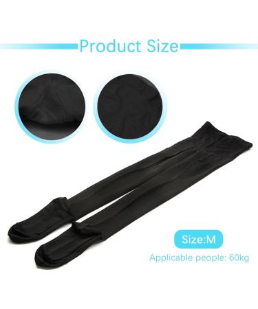 Buy Basic Compression Stockings for Women - Medical Grade Support Stockings for Varicose Veins | Class 1 Compression - Black (M) - Buy Online on GoSupps.com