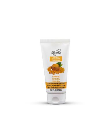 Reshma Beauty Travel Size Turmeric Face Wash | Cleanser for All Skin Types & Dull Skin | Gentle Face Wash | TSA Approved | Removes Make Up | For Daily Use - Cruelty Free