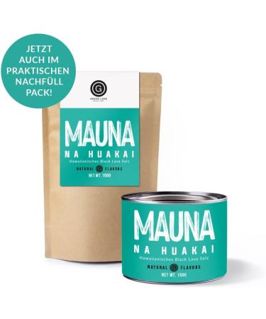  G GREEN LANE ORGANIC FOOD Hawaiian Black Lava Salt "Mauna" 100g | Black Lava Salt | Black Salt | Black Salt - Buy Online on GoSupps.com