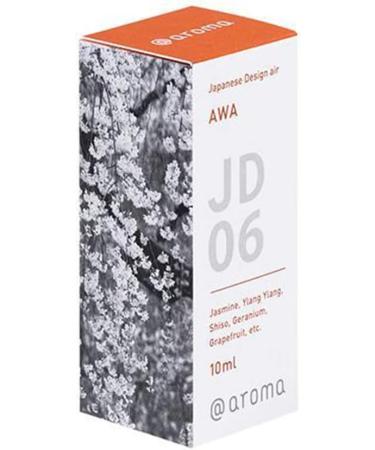 AWA Japanese Design Air Pure Essential Oil with Jasmine Ylang Ylang Shiso Geranium Grapefruit Made in Japan - 10ml - Buy Online on GoSupps.com
