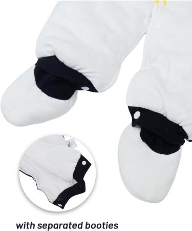 Vine Baby Thicken Snowsuit Romper for Newborn Boys/Girls | Fall/Winter Infant Jumpsuit Outfit | 12 Months - Buy Online on GoSupps.com