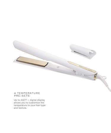 Kristin Ess 3-In-One Titanium Flat Iron Hair Straightener - Straighten, Wave, Curl with Frizz Control, Fast Heat | Dual Voltage, Auto Shut-Off - Buy Online on GoSupps.com