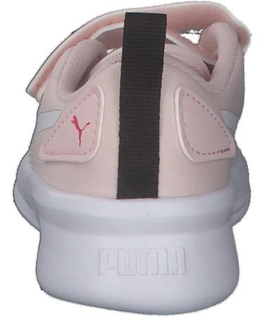 PUMA Kids Flyer Runner V INF Sneaker - 9 UK Child - Puma White/ Lotus Paradise Pink - Buy Online on GoSupps.com