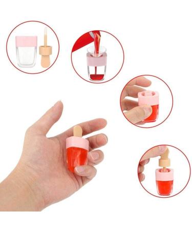 vepoty Lip Gloss Tubes 5pcs Ice Shape Lip Balm Containers Refillable Diy Cosmetic Lipstick Samples Dispenser Bottle - Buy Online on GoSupps.com