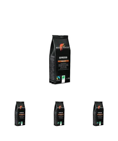 Mount Hagen Bio FT Naturland Espresso 250g ground (pack of 4) 1 250 g (pack of 4)