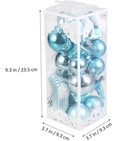 RORPOIR 1 Box Christmas Pendants Pendant Baubles Balls Xmas Tree Balls Christmas Ball Toy Set Christmas Tree - Buy Online on GoSupps.com