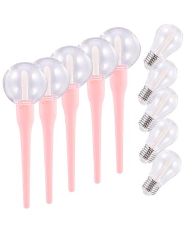 Lot De 10 Tubes De Gloss L vres Vides 16ml Plastique Rechargeable Rose Et Argent Pour Maquillage Diy Voyage Usage Quotidien