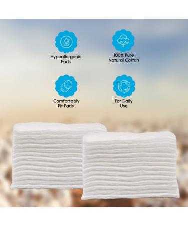 1ABOVE Pack Of 80 Large 100% PURE COTTON FACIAL COTTON WOOL PADS - Buy Online on GoSupps.com