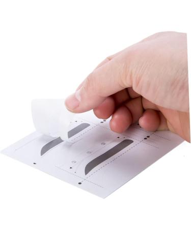 Beavorty 36 Pcs 48 Diy Eyebrow Stencil Eyebrow Grooming Stencils Non Woven Quick Eyebrow Sticker Card - Buy Online on GoSupps.com