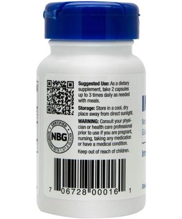 IMMUTOL 750mg Norwegian Beta Glucan Daily Supplement for Immune Support - 60 Capsules - Buy Online on GoSupps.com