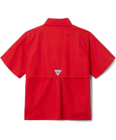 Columbia Little Boys' Bonehead Short Sleeve Shirt - Red Spark | Size Medium - Buy Online on GoSupps.com